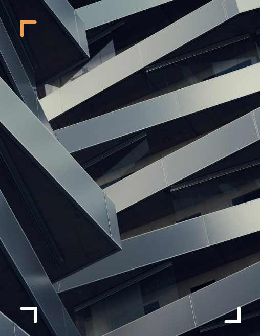 Balcon en quinconce métallique